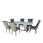 Girona Marble Dining Set